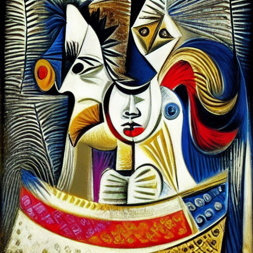 by Picasso by Rembrandt