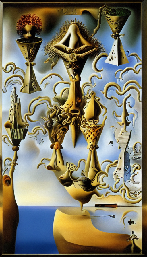 by Salvador Dali