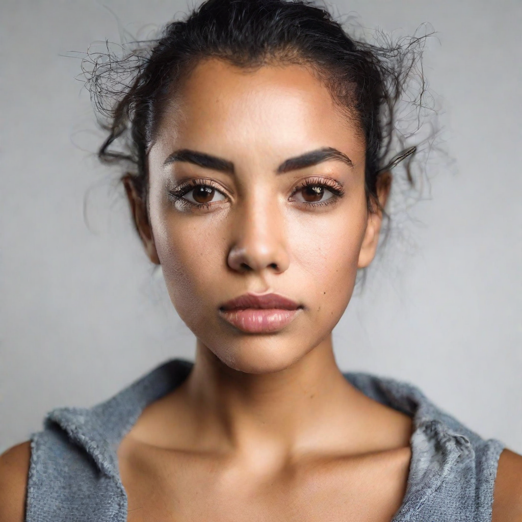 front shot, photo of   looks at viewer, cinematic shot