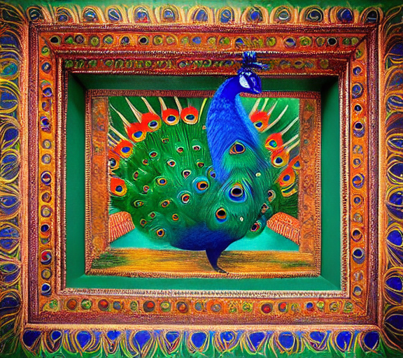Peacock by Frida Kahlo