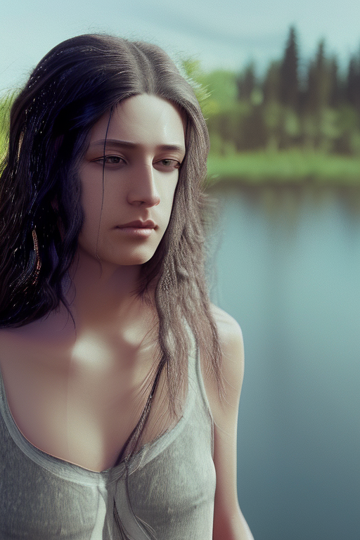 Stable Diffusion prompt: closeup portrait of 1 pure young - PromptHero