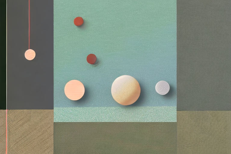 An AI generated image representing "Design a minimalist artwork using geometric shapes with soft curves, such as circles, ovals, and rounded polygons. Use a color palette of sage green, tan, and other muted colors to create a soothing and harmonious atmosphere."