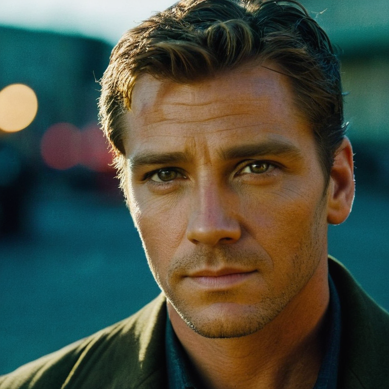 front shot, actor photo of a   looks at viewer, cinematic shot