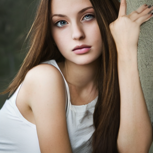 Stable Diffusion prompt: 20 year old brunette, woman - PromptHero