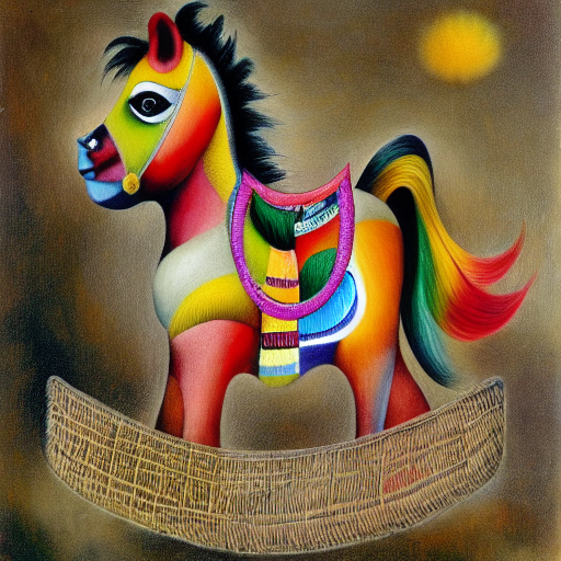 hobbyhorse by Frida Kahlo