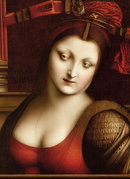 A dark lady by da Vinci
