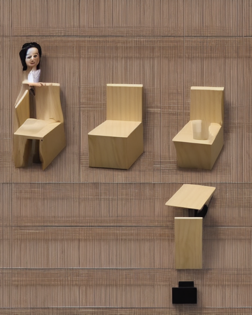 Person sitting on plywood 