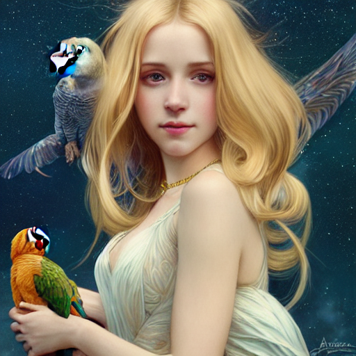 Stable Diffusion prompt: portrait of a young blonde girl - PromptHero