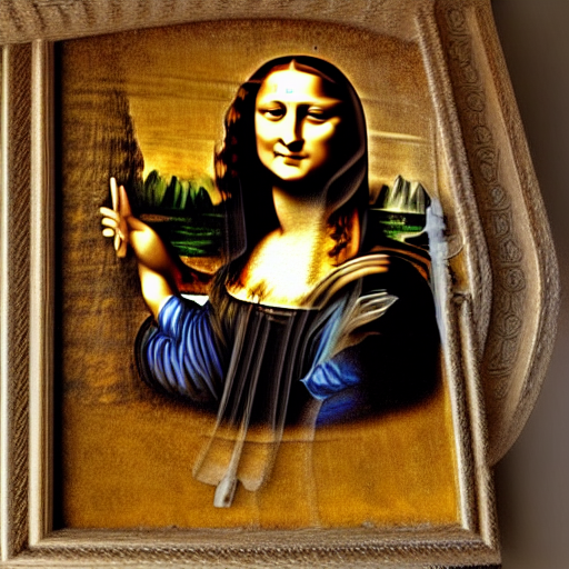 The Mona Lisa  by da Vinci