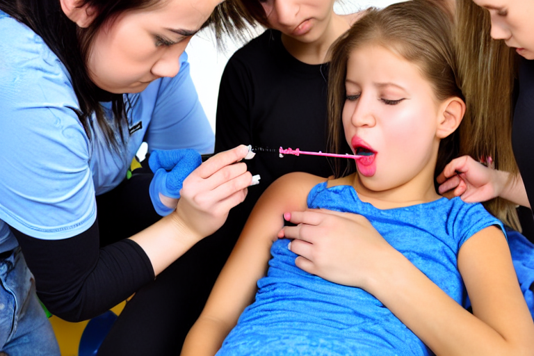 Stable Diffusion prompt: Girl injection - PromptHero
