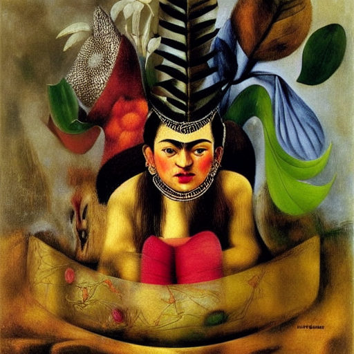 by Frida Kahlo by Rembrandt