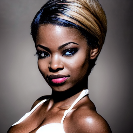 Stable Diffusion prompt: Elsa Jean as dark-skinned ebony - PromptHero
