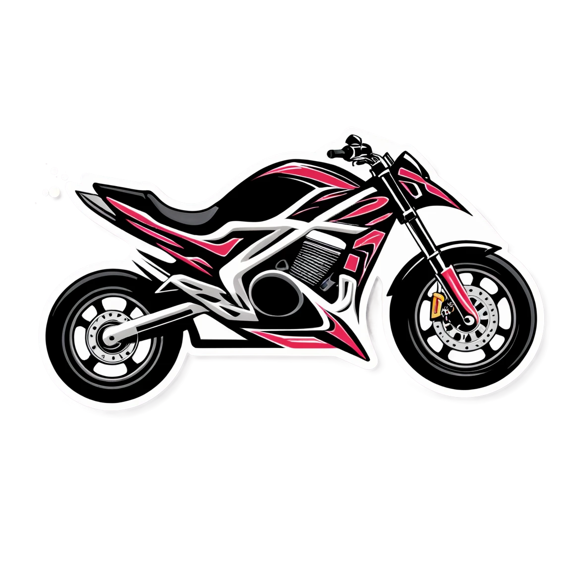 tribal design motorcycle stickers