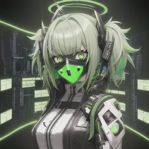 Anything prompt: Teen girl with digital complete full - PromptHero