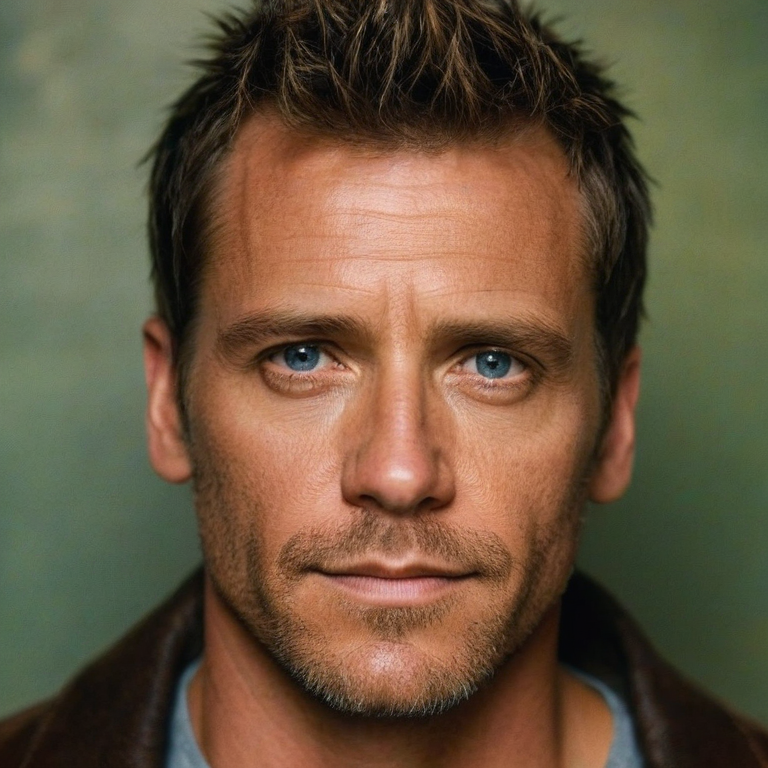 front shot, actor photo of a   looks at viewer, cinematic shot