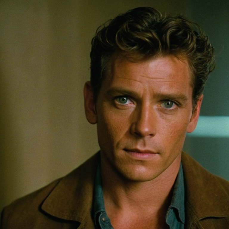 front shot, actor photo of a   looks at viewer, cinematic shot