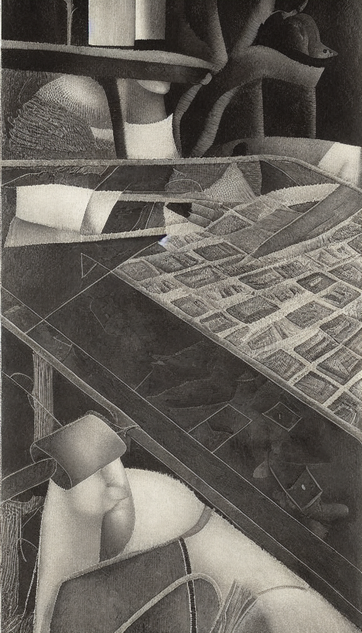 by Frida Kahlo by Georges Seurat