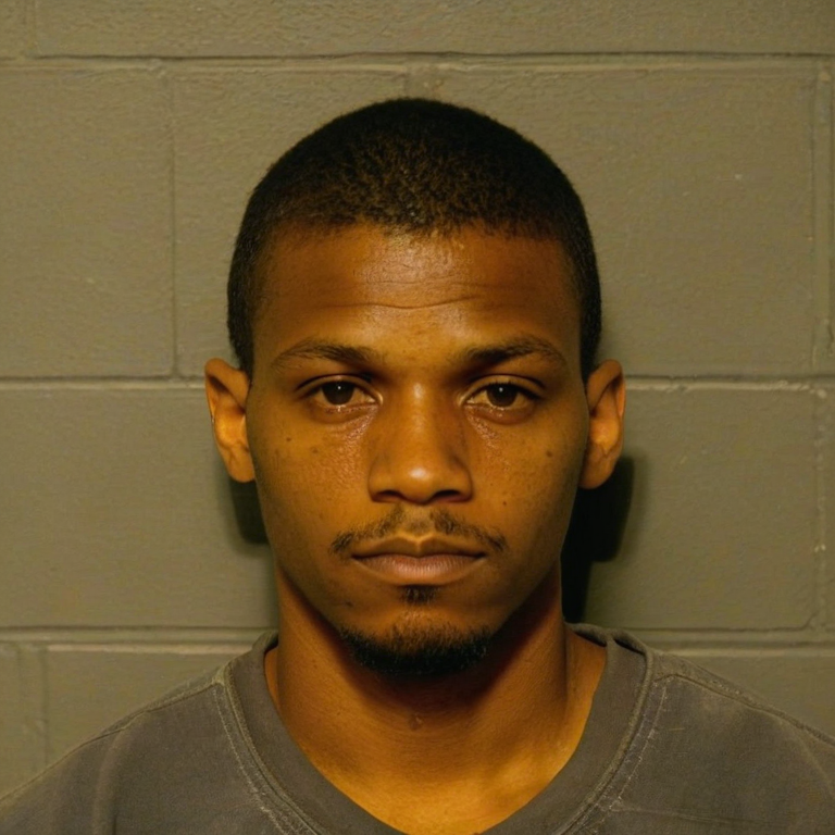 front shot, mugshot photo of a   looks at viewer, cinematic shot