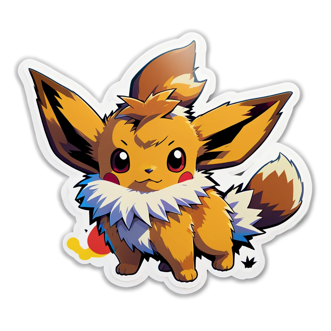 with eevee pokemon stickers