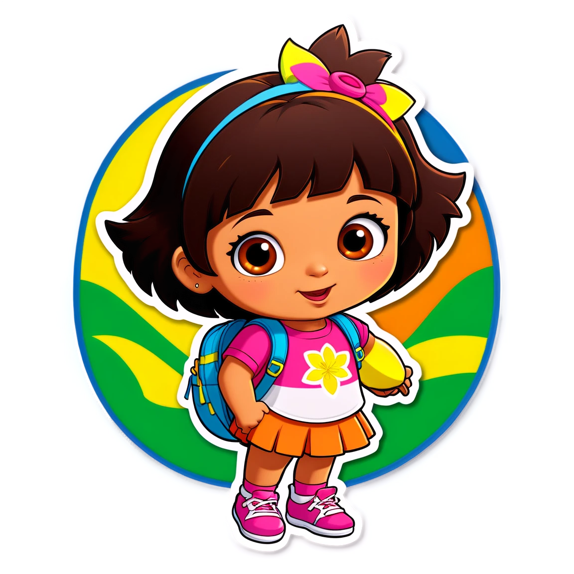 dora la exploradora en rio de janeiro cute stickers