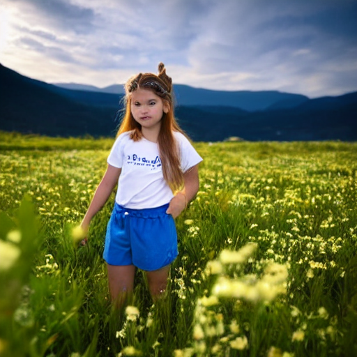 Stable Diffusion prompt: A young girl Beautiful face - PromptHero