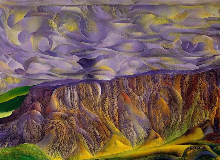 by Georgia O'Keeffe by Salvador Dali by Georgia O'Keeffe