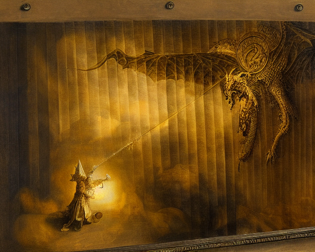 Dragon
With wizard below
  by Rembrandt