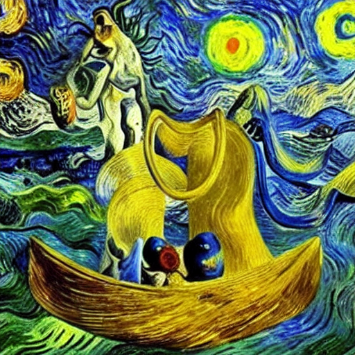 by Salvador Dali by Vincent van Gogh