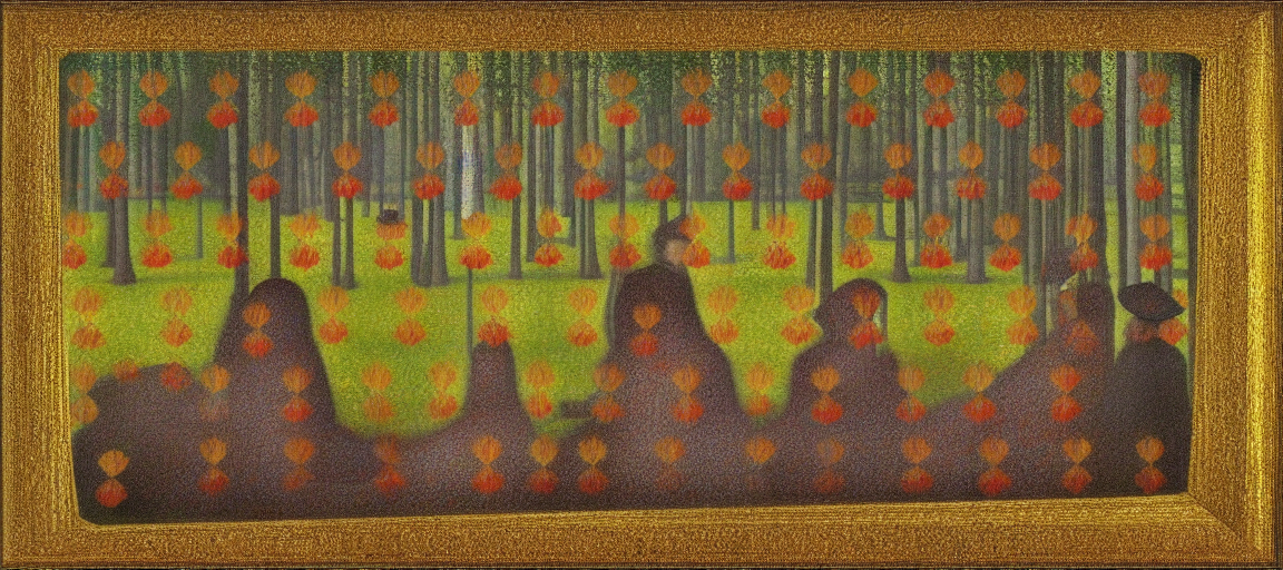 by da Vinci by Georges Seurat