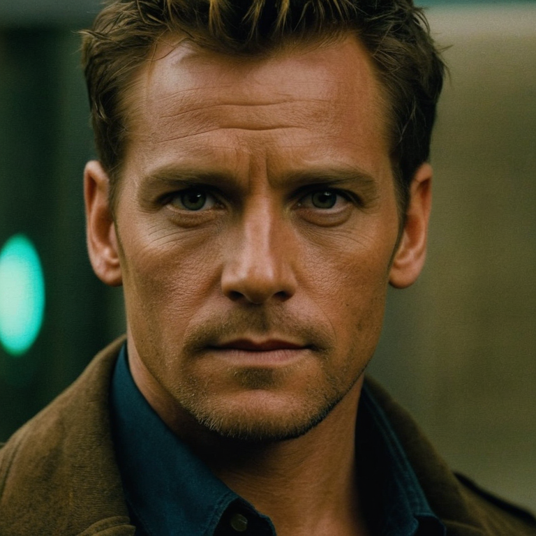 front shot, actor photo of a   looks at viewer, cinematic shot