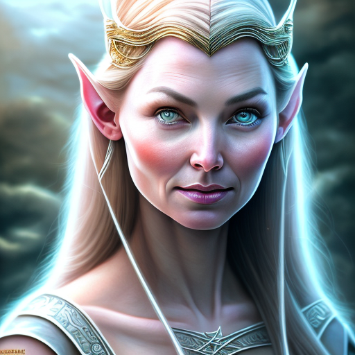 Openjourney prompt: full length portrait of Galadriel| - PromptHero