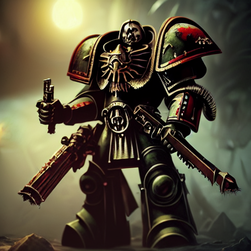 Stable Diffusion prompt: Warhammer 40,000 mixed with - PromptHero