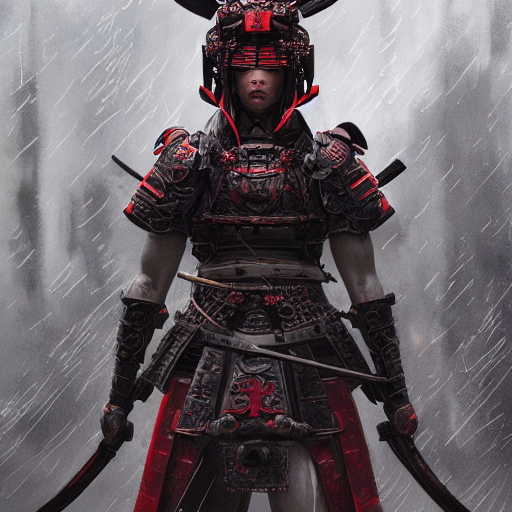 Stable Diffusion prompt: 12th century female samurai in - PromptHero