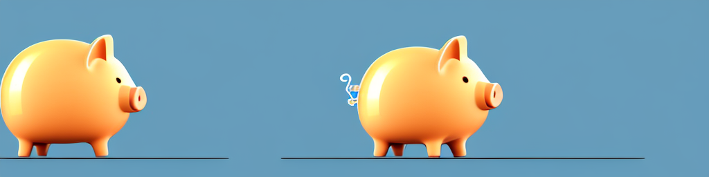 a piggy bank with a graph showing the growth of retirement savings over time, hand-drawn abstract illustration for a company blog, in style of corporate memphis, faded colors, white background, professional, minimalist, clean lines