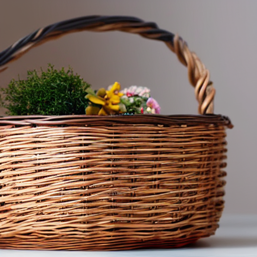 wicker basket filled with virtual meetings