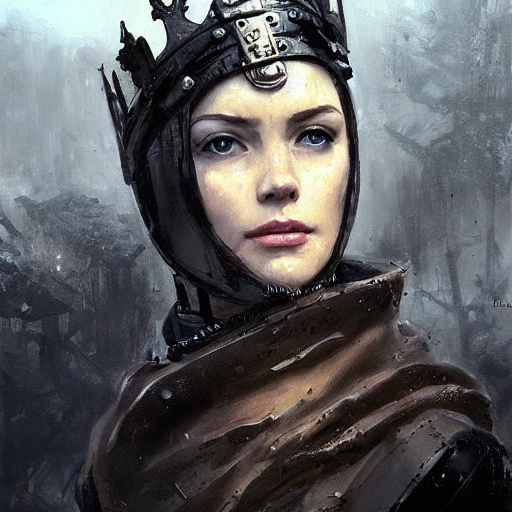 Stable Diffusion prompt: portrait of medieval queen, - PromptHero