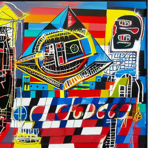 Build space by Basquiat