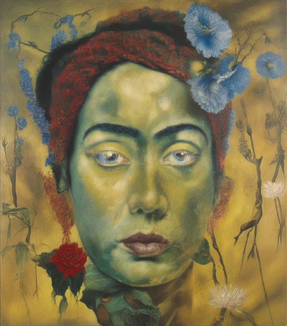 by Frida Kahlo by Salvador Dali