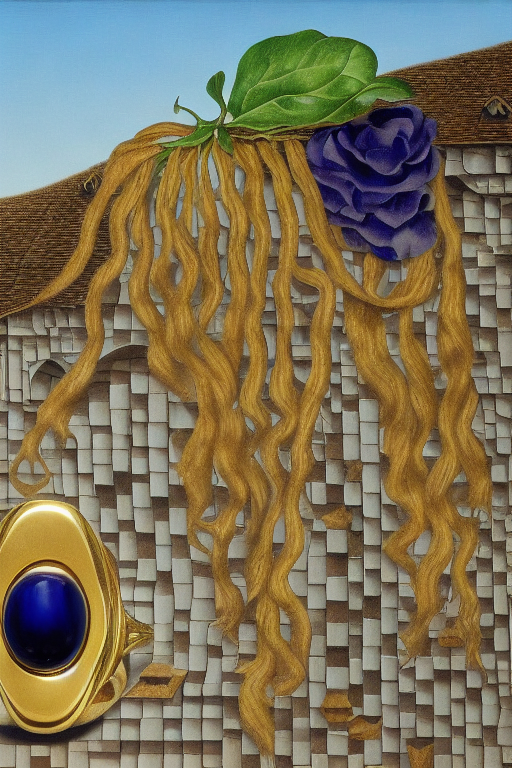 Ring by da Vincipendant by Rene Magritte surrealist