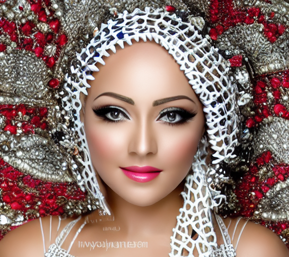 beautiful white woman