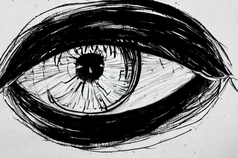 Stable Diffusion Prompt: Eye, Continuous Line Drawing, - Prompthero