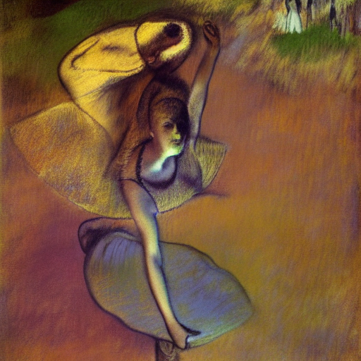 Dancing woman by degas
