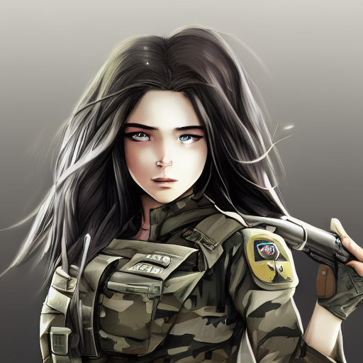 Stable Diffusion prompt: soldier girl, call of duty, - PromptHero