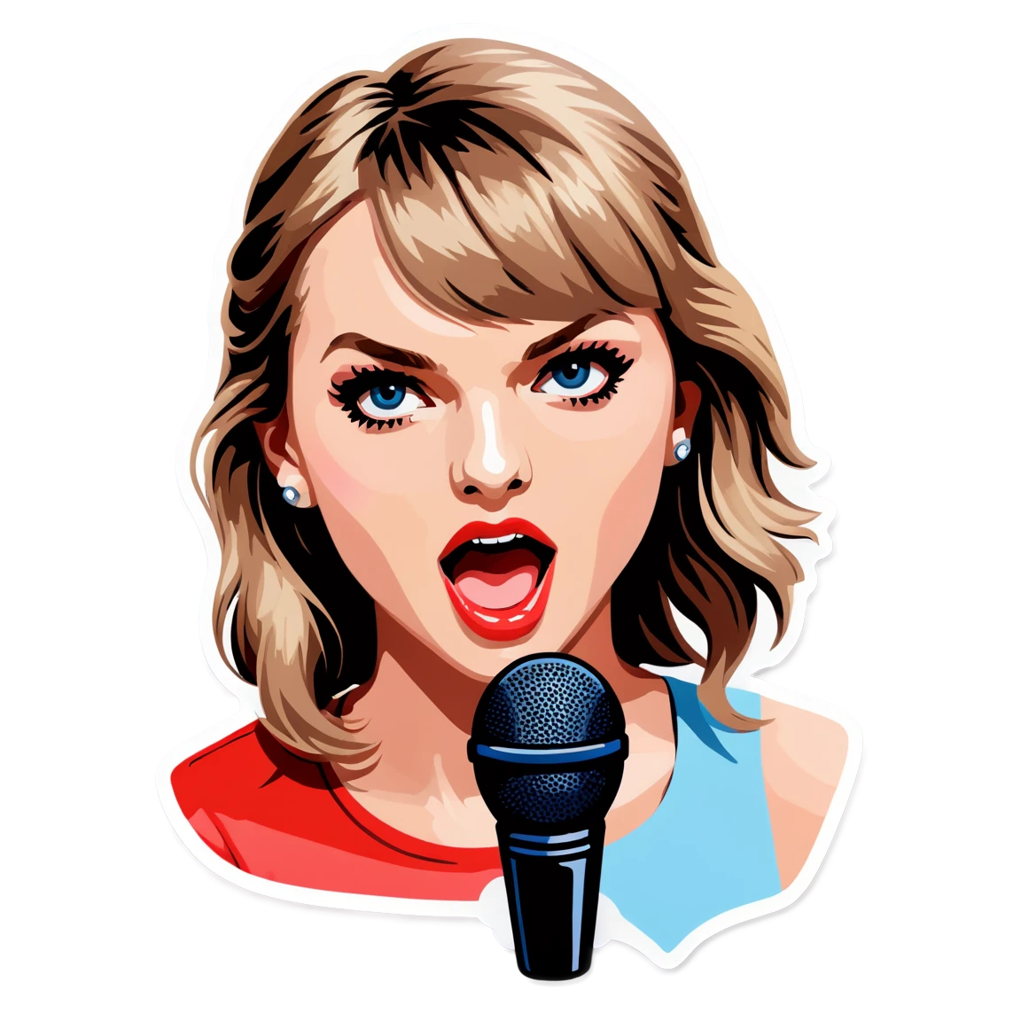 singing taylor-swift stickers