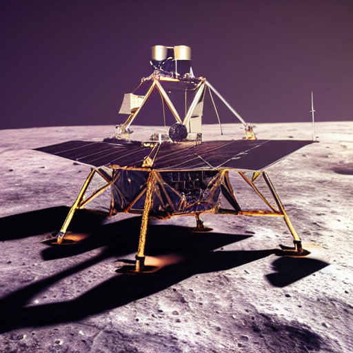 Stable Diffusion prompt: Very realistic Apollo lunar - PromptHero