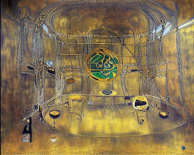 by Gustav Klimt by da Vinci by Gustav Klimt