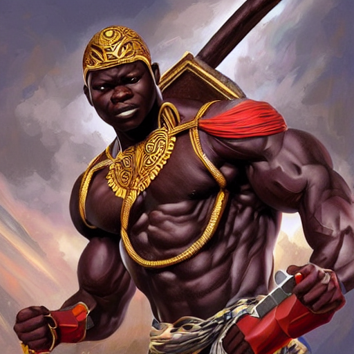 Stable Diffusion prompt: west African superhero, very - PromptHero