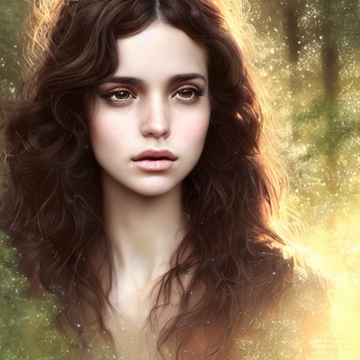 Stable Diffusion prompt: cute spanish girl, wavy dark - PromptHero
