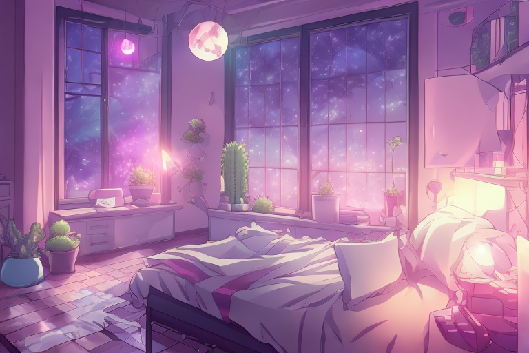 Openjourney prompt: aesthetic bedroom, anime style, - PromptHero