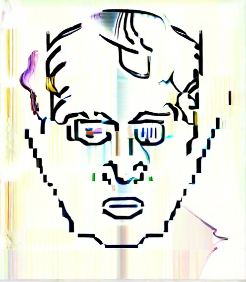 by Salvador Dali by Georges Seurat